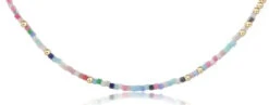 15" Choker Hope Unwritten Gemstone - Hot Mess Spring Summer