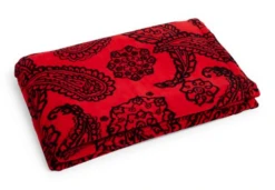 Vera Bradley Plush Xl Throw Blanket - Ohio State Logo