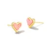 Framed Ari Heart Stud Earrings Gold - Light Pink Drusy -Occasionally Yours 9f61184e 0cd7 400f b906 a6e5f197536e