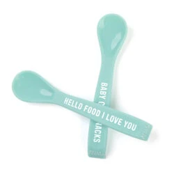 Baby Spoon Set 11 Baby Spoon Set -Occasionally Yours Bella Tunno Baby Spoon Set Hello Food I Love You 02