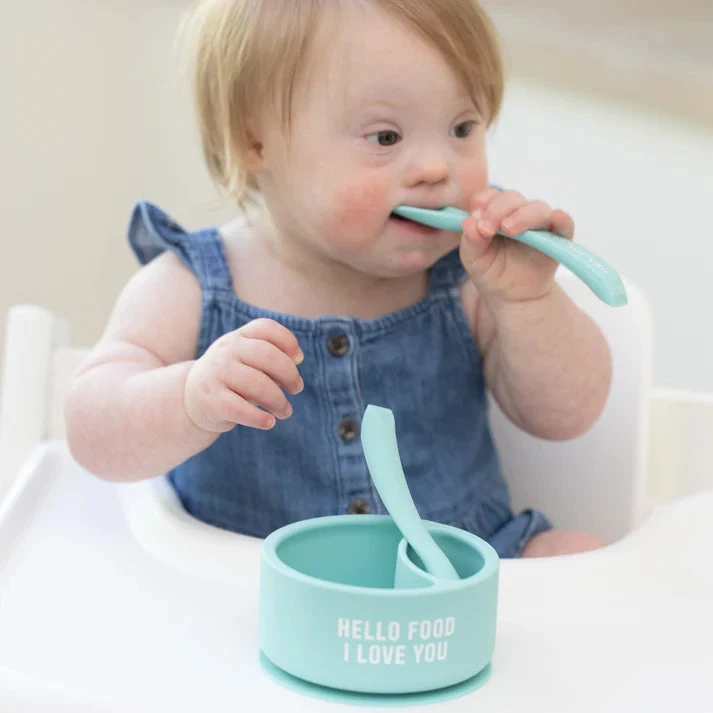 Baby Spoon Set Baby Spoon Set -Occasionally Yours Bella Tunno Baby Spoon Set Hello Food I Love You 04