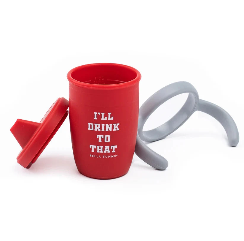 Sippy Cup Sippy Cup -Occasionally Yours Bella Tunno Sippy Cup I ll Drink To That 04