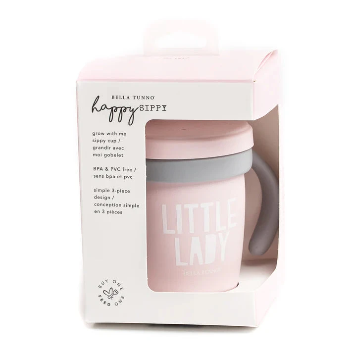 Sippy Cup Sippy Cup -Occasionally Yours Bella Tunno Sippy Cup Little Lady Happy 03