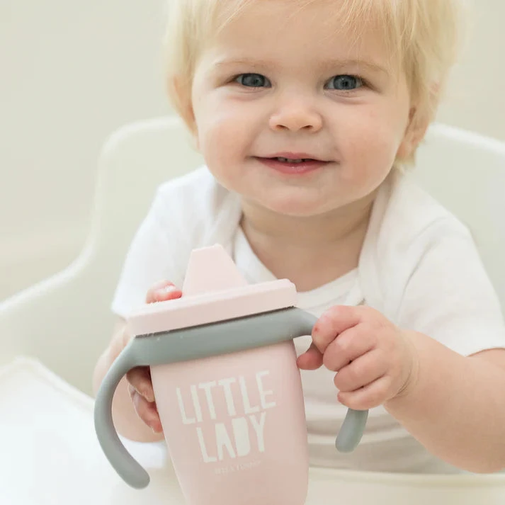 Sippy Cup Sippy Cup -Occasionally Yours Bella Tunno Sippy Cup Little Lady Happy 06