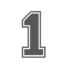 Number "1" - Bogg Bit 1 Number "1" - Bogg Bit -Occasionally Yours Bogg Bag Number 1 Bogg Bit