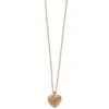 Contempo Heart Petite Gold Necklace -Occasionally Yours Brighton Designs Contempo Heart Petite Necklace