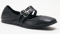 FREE PEOPLE Gemini Ballet Flats -Occasionally Yours Free People Gemin Ballet Flat Black 01