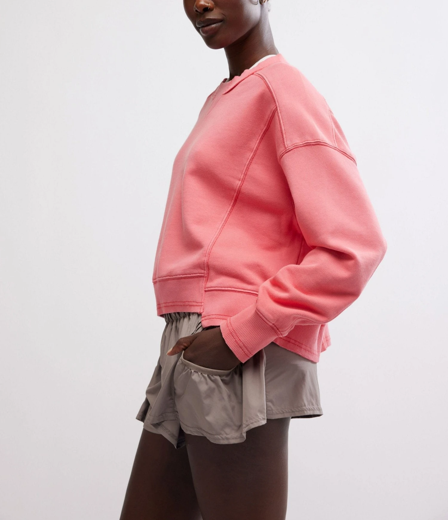 Intercept Pullover Intercept Pullover -Occasionally Yours Free People Intercept Pullover Hibiscus 04