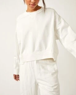 Intercept Pullover 9 Intercept Pullover -Occasionally Yours Free People Intercept Pullover White 02