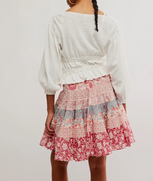 Lets Go Blouse FREE PEOPLE Lets Go Blouse -Occasionally Yours Free People letsgoblouse Ivory 3