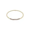 Gold Bliss 2mm Bead Bracelet - Riverstone