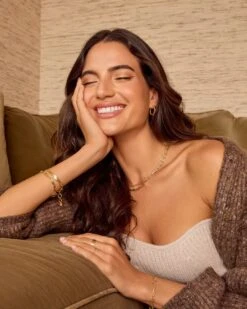 Parker Mini Necklace -Occasionally Yours Gorjana 18k Gold Parker Mini Necklace 04