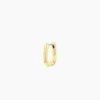 Lou Link Charm Huggie -Occasionally Yours Gorjana 18k Gold Plated Lou Link Single Huggie Earring 01