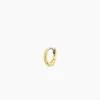 Crew Charm Huggie -Occasionally Yours Gorjana 18k Gold Plated Single Huggie Earring 01