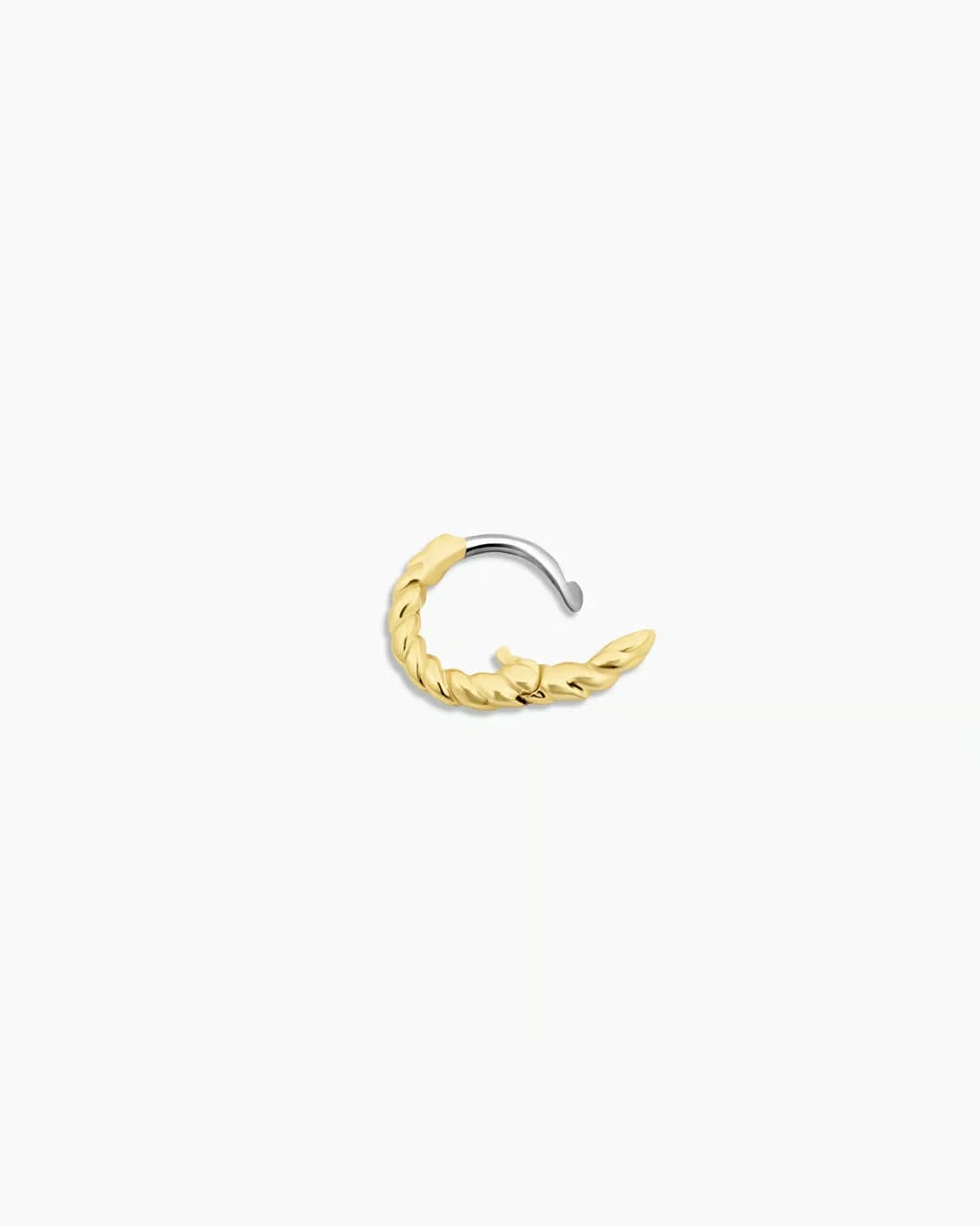 Crew Charm Huggie Crew Charm Huggie -Occasionally Yours Gorjana 18k Gold Plated Single Huggie Earring 02