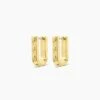 Asher Link Hoops -Occasionally Yours Gorjana 18k gold plated Asher Link Hoop Earings 01