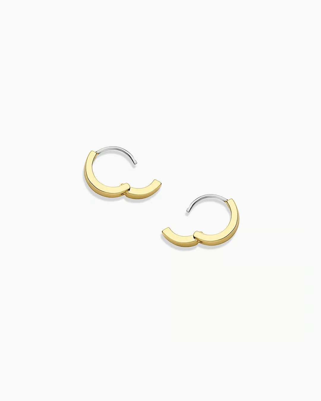 Rose Huggies Rose Huggies -Occasionally Yours Gorjana Rosie Huggie Earrings in 18k Gold 02