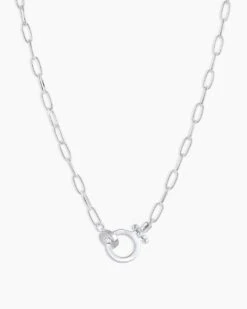 Parker Mini Necklace -Occasionally Yours Gorjana Silver Plated Parker Mini Necklace 01