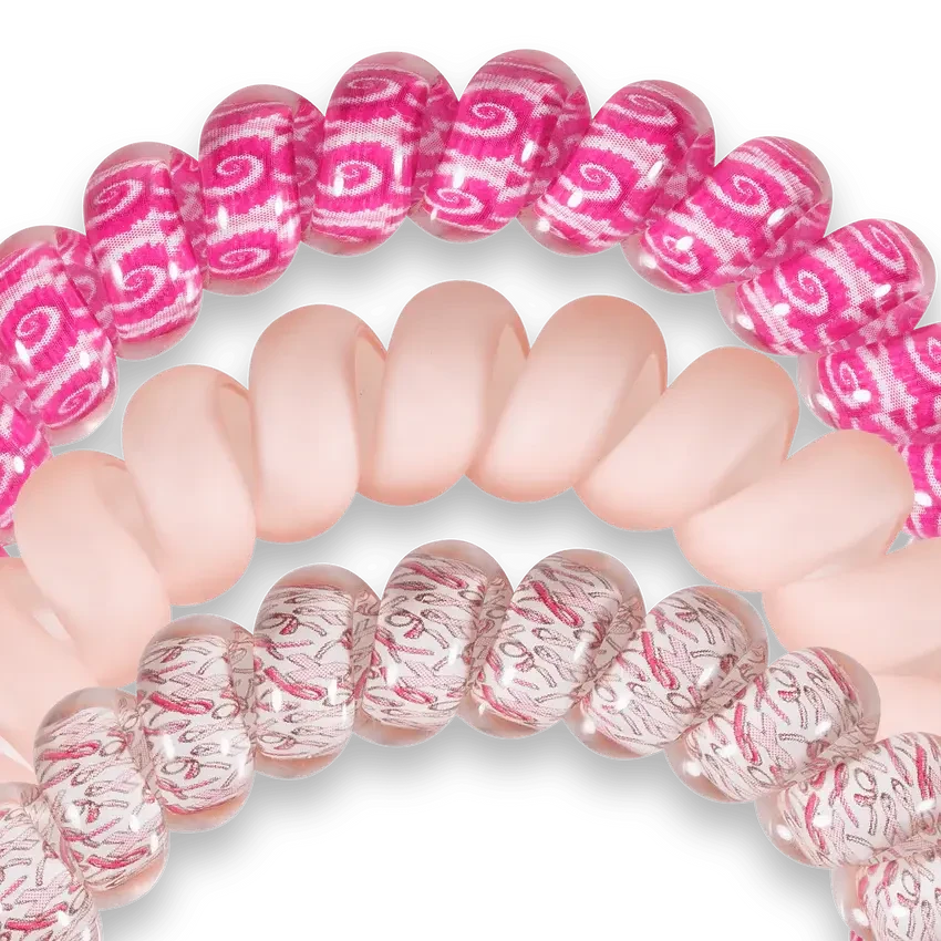 I Pink I Can - Large Hair Tie Pack I Pink I Can - Large Hair Tie Pack -Occasionally Yours I Pink Large 3 1