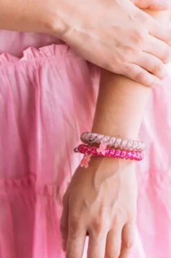 I Pink I Can - Large Hair Tie Pack 5 I Pink I Can - Large Hair Tie Pack -Occasionally Yours I Pink Large 4 1