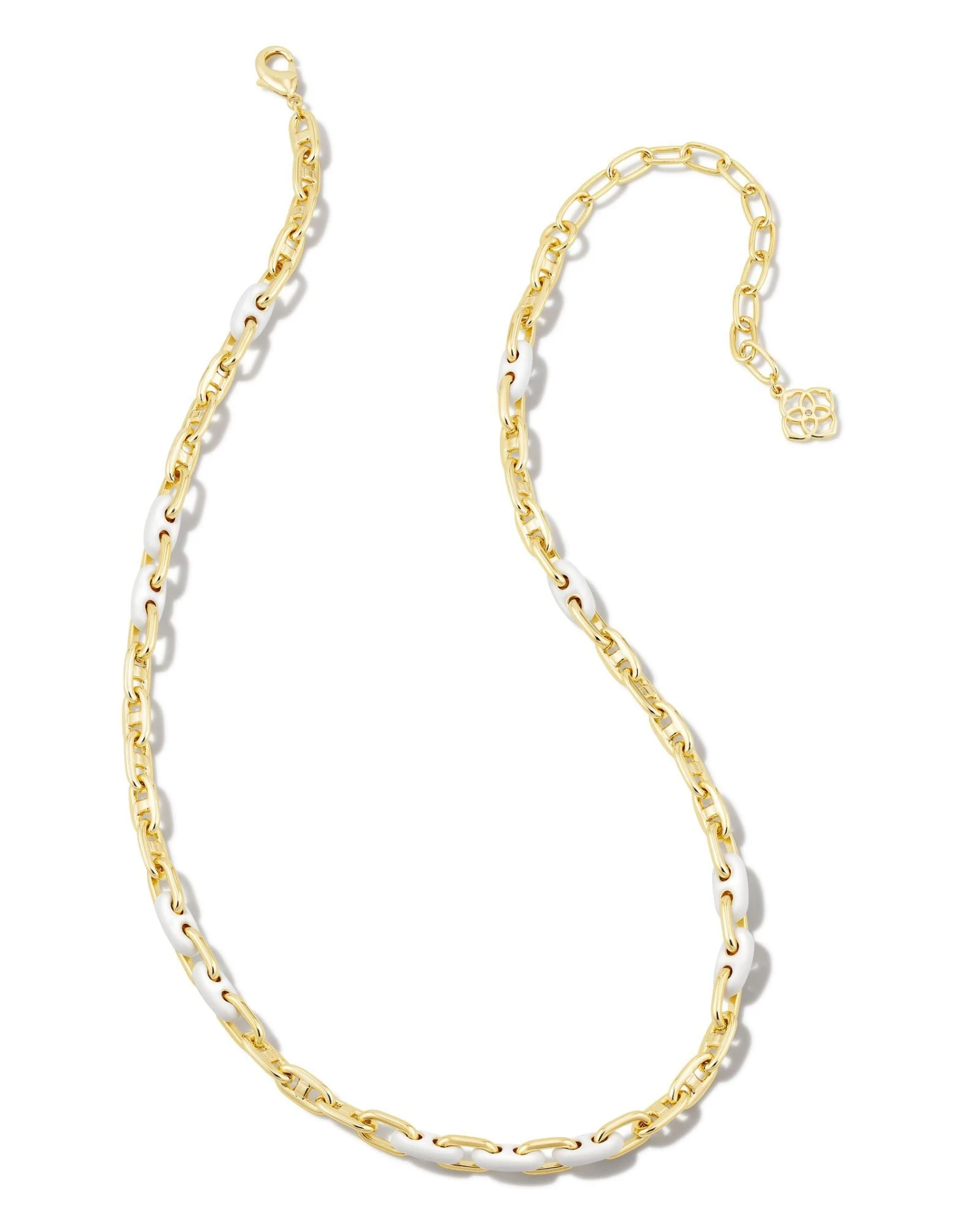 Bailey Chain Necklace Gold - White Mix Bailey Chain Necklace Gold - White Mix -Occasionally Yours Kendra Scott Bailey ChainNecklace Gold Whtie