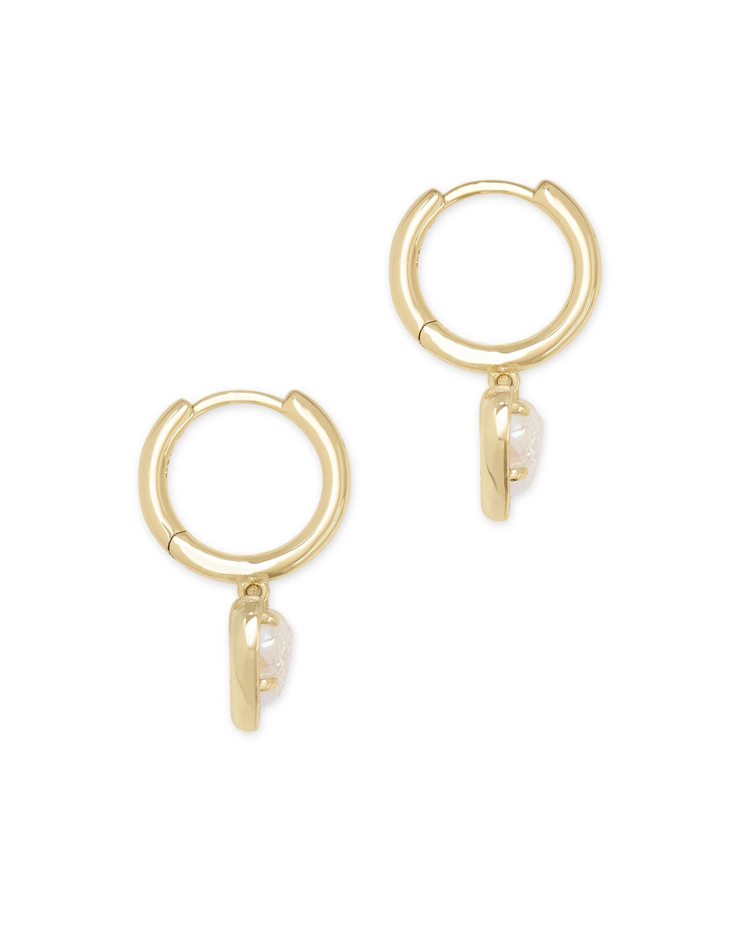 Ari Heart Huggie Earrings Ari Heart Huggie Earrings -Occasionally Yours Kendra Scott Heart Earrings 02