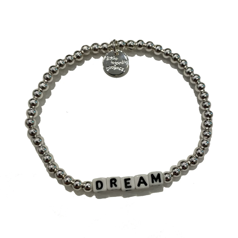 Dream Silver Filled Bracelet Dream Silver Filled Bracelet -Occasionally Yours Little Words Project Silver Filled Bead Bracelet Dream