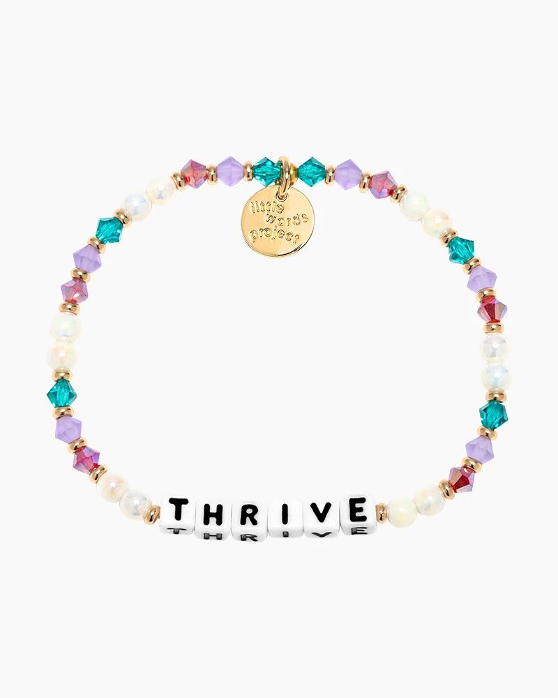 Thrive String of Lights Beaded Bracelet - S/M Thrive String Of Lights Beaded Bracelet - S/M -Occasionally Yours Little Words Project Thrive Beaded Bracelet