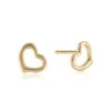 Love Stud Earrings - Gold -Occasionally Yours Love Stud Earrings Gold Enewton