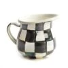 Courtly Check Enamel Little Creamer 1 Courtly Check Enamel Little Creamer -Occasionally Yours Mackenzie Childs Courtly Check Little Creamer 01