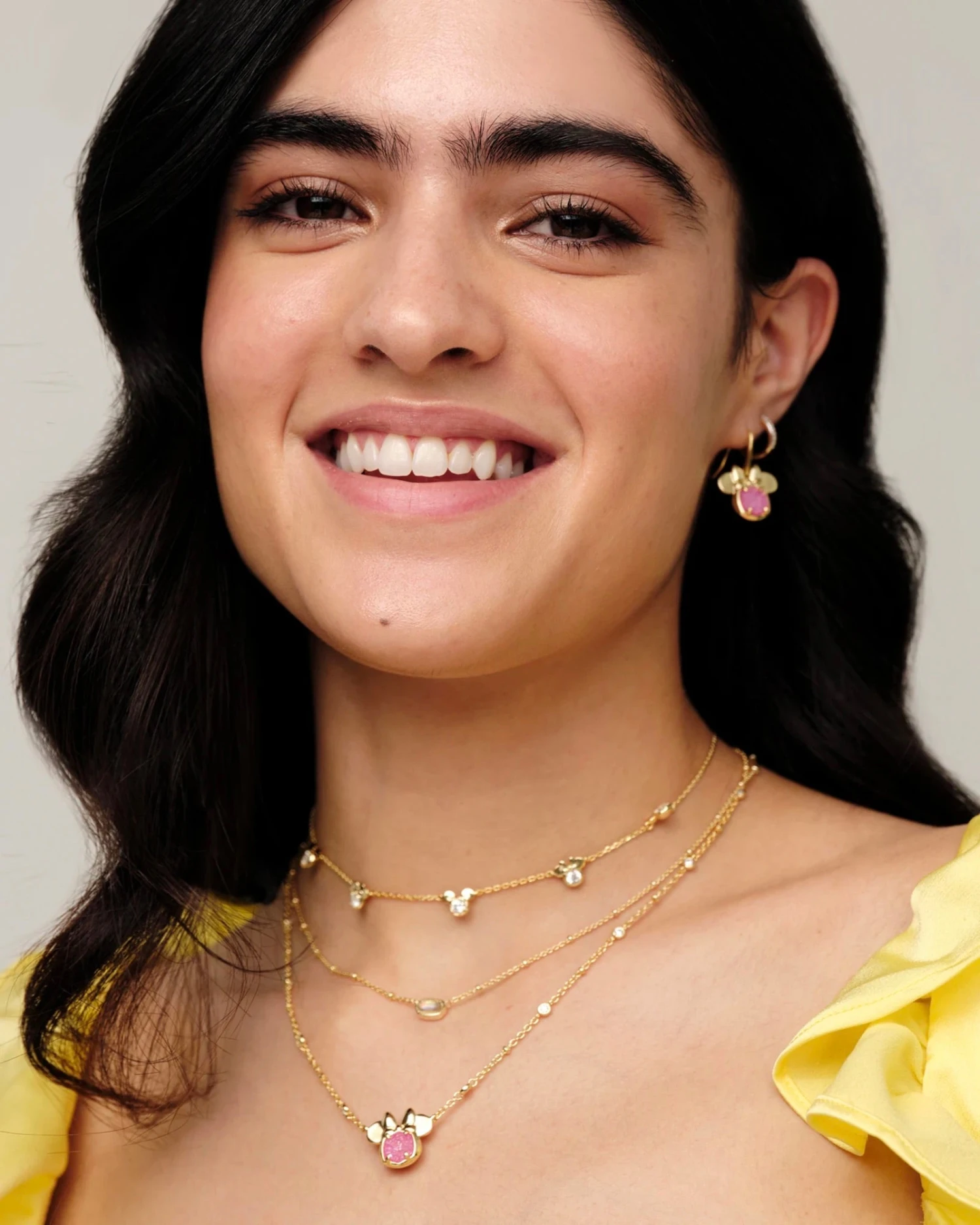 Minnie Mouse Drop Earrings Minnie Mouse Drop Earrings -Occasionally Yours PDP 3