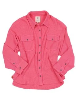 Waffle Shacket 6 Waffle Shacket -Occasionally Yours PP 0224 SHKT WAFFLE PINK 768x1024 1