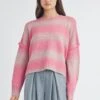 Penelope Brushed Striped Sweater -Occasionally Yours Penelope Brushed Striped Sweater Front2