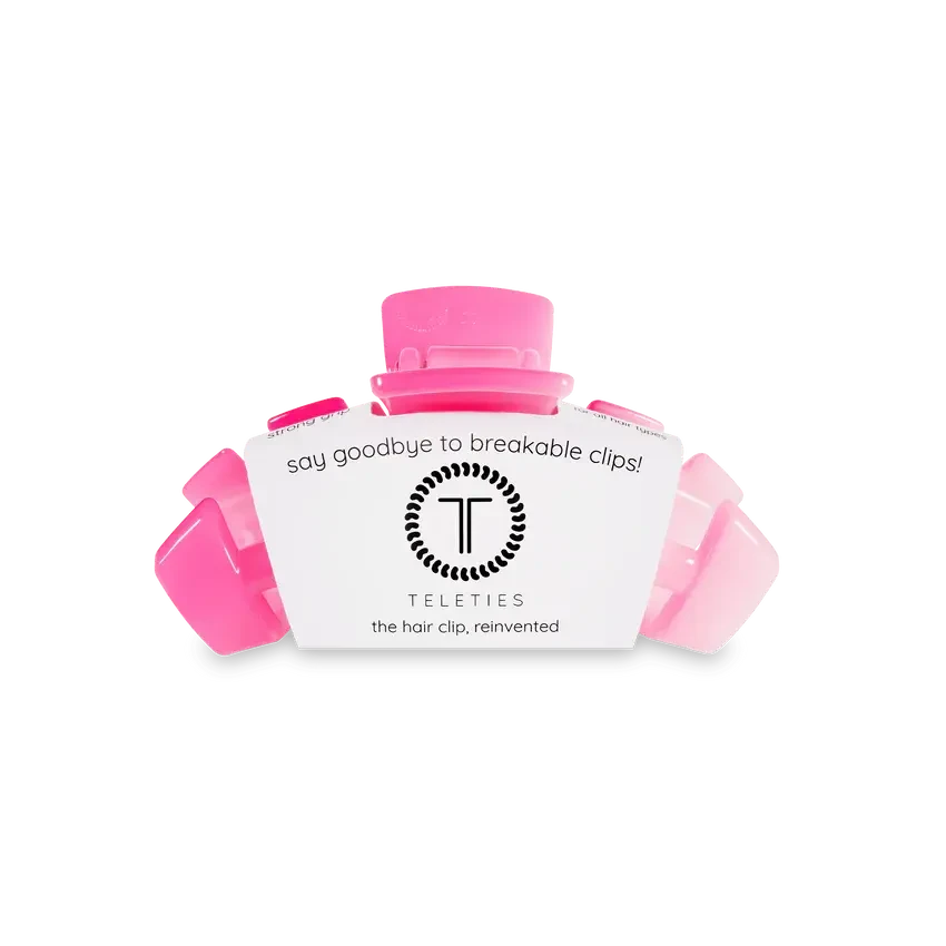Classic Clip Pink Ombre - Tiny Hair Clip Classic Clip Pink Ombre - Tiny Hair Clip -Occasionally Yours Pink Tiny 2 1