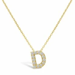 Letter Of Mine, Let It Shine Initial Necklace -Occasionally Yours STIA letter of mine let it shine inital necklace gold 3