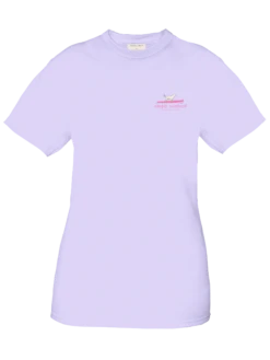 Best Life Short Sleeve Tee -Occasionally Yours Simply Southern Best Life Tee Purple 2