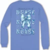 Nurse Bow Long Sleeve Tee -Occasionally Yours Simply Southern Brand Nurse Bow Shirt 01
