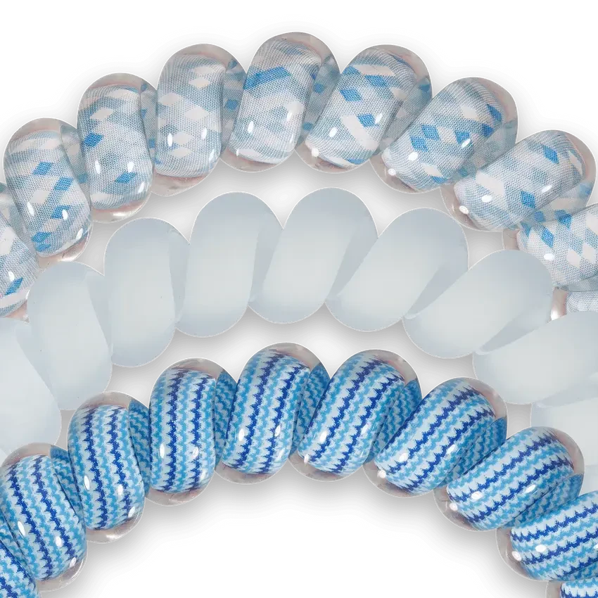 Spring Showers - Large Hair Tie Pack Spring Showers - Large Hair Tie Pack -Occasionally Yours Spring Showers Large 3 1