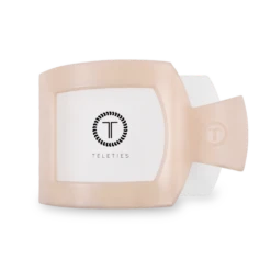 Large Square Flat Hair Clip 10 Large Square Flat Hair Clip -Occasionally Yours TELETIES almond beige large flat square clip large hair clip 02