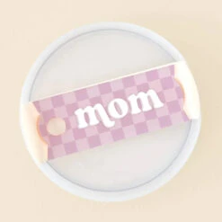 Tumbler Lid Tag (People) -Occasionally Yours The Darling Effect Tumbler Lid Tag Mom