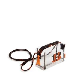 Vera Bradley NFL Clear Crossbody 4 Vera Bradley NFL Clear Crossbody -Occasionally Yours Vera Bradley Cincinnati Bengals NFL Clear Crossbody Bag 02
