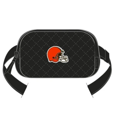NFL Mini Belt Bag Vera Bradley NFL Mini Belt Bag -Occasionally Yours Vera Bradley Cleveland Browns NFL Black Mini Belt Bag
