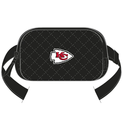 NFL Mini Belt Bag Vera Bradley NFL Mini Belt Bag -Occasionally Yours Vera Bradley Kansas City Chiefs NFL Black Mini Belt Bag
