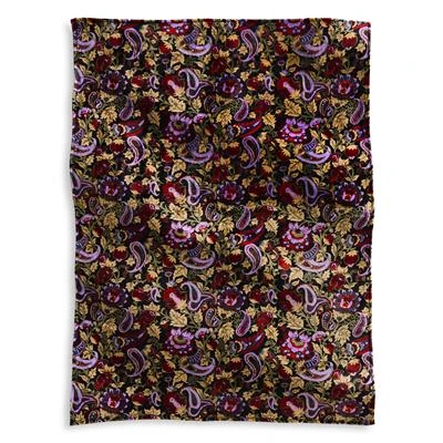 Oversized Throw Blanket Vera Bradley Oversized Throw Blanket -Occasionally Yours Vera Bradley Oversized Throw Blanket Midnight Garden Paisley 02