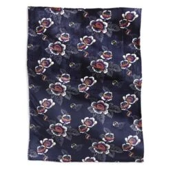 Vera Bradley Oversized Throw Blanket 7 Vera Bradley Oversized Throw Blanket -Occasionally Yours Vera Bradley Oversized Throw Blanket Midnight Seurat Floral 02