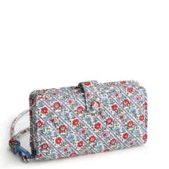 Vera Bradley Phone Wristlet - Premium Cotton 4 Vera Bradley Phone Wristlet - Premium Cotton -Occasionally Yours Vera Bradley Phone Wristlet Bias Mini Vines Ribbons 01