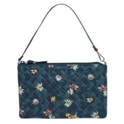 Vera Bradley RFID Convertible Wristlet - Fresh-Cut Floral Green