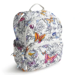 Vera Bradley Small Banbury Backpack - Premium Cotton -Occasionally Yours Vera Bradley Small Banbury Backpack Wing Bloom 01