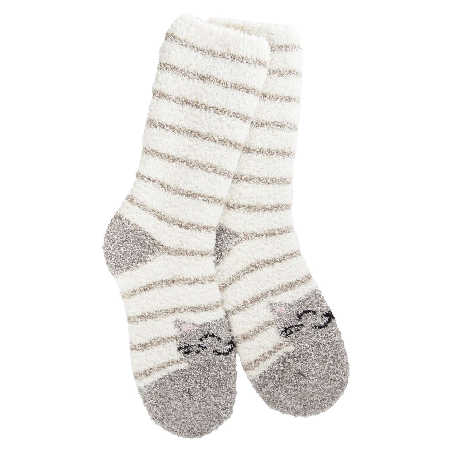 Knit Pickin Crew Socks - Cat Stripe Knit Pickin Crew Socks - Cat Stripe -Occasionally Yours World s Softest Socks Knit Pickin Crew Cat Stripe