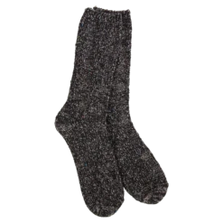 Weekend Crew Socks - Black Confetti